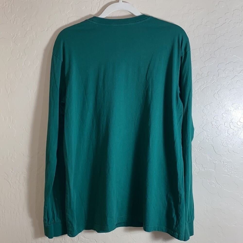 Ivory Ella green graphic long sleeve tee - Picture 3 of 5